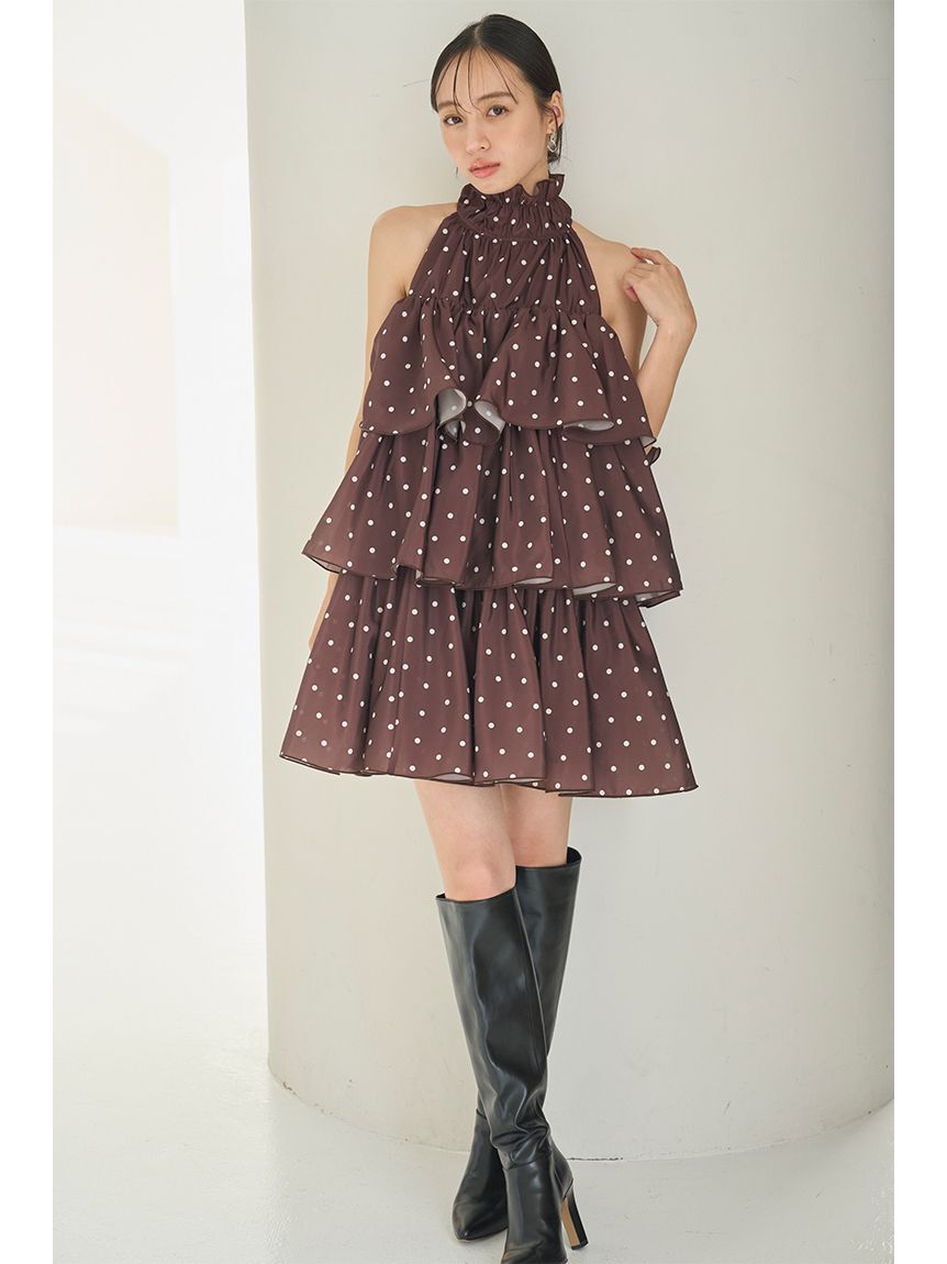 SNIDEL「ボリュームエアリーミニワンピース」|ワンピース|