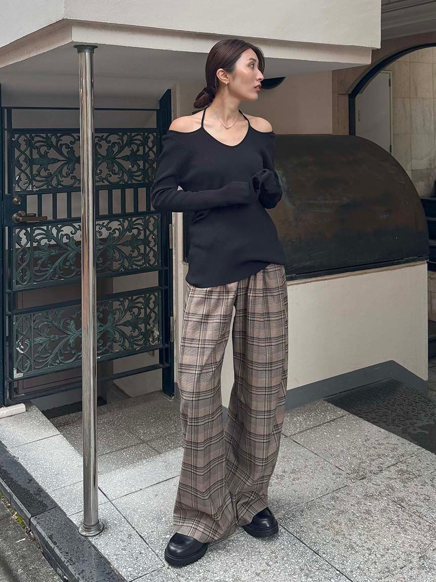 styling/「【S/S(エスバイエス)】ホルターネックトップス＜ウォッシャブル・接触冷感＞」|プルオーバー|