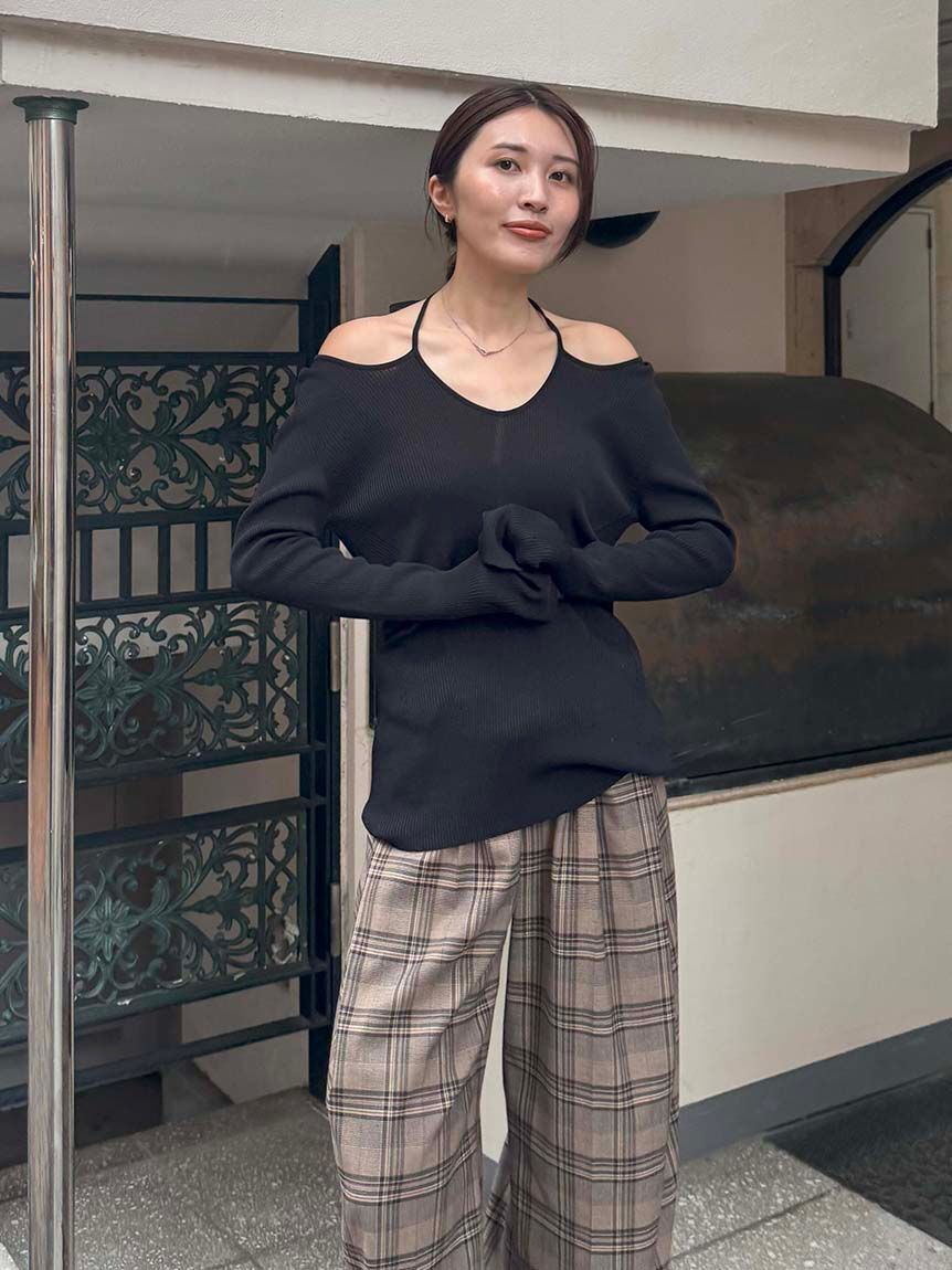 styling/「【S/S(エスバイエス)】ホルターネックトップス＜ウォッシャブル・接触冷感＞」|プルオーバー|