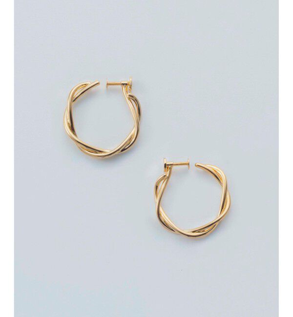 Jouete「ラップイヤリング【size:M】」|イヤリング|イエローゴールド