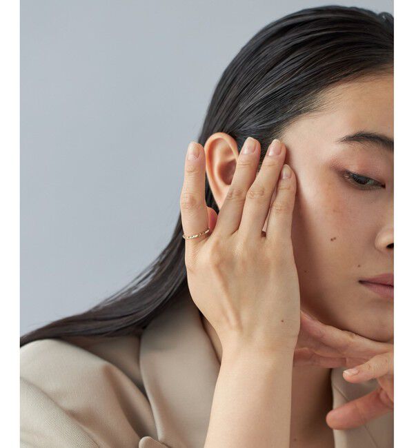 Jouete「[レイヤー] K10YG リング ステディカット」|リング|