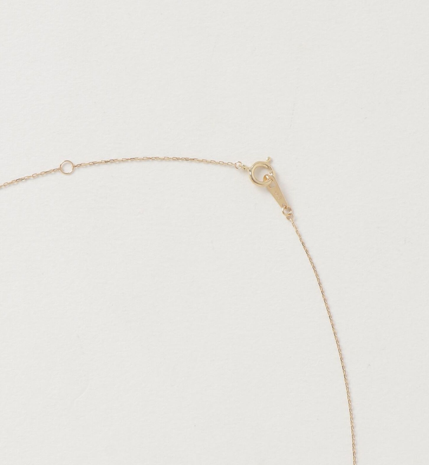  「ロンドンブルートパーズ レクタングル ネックレス | K10YG」|ネックレス|