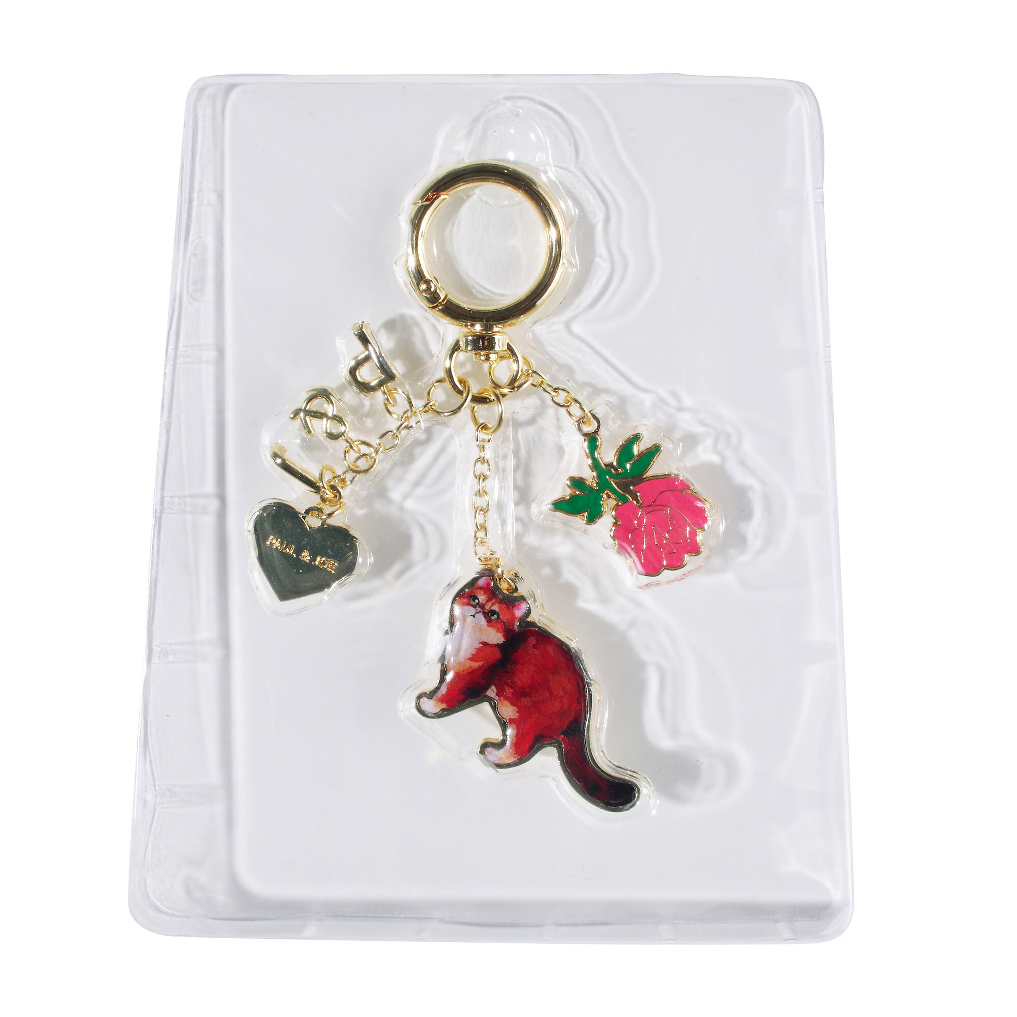 PAUL&JOE「ティーパーティーのヌネットのキーリング／ポール＆ジョー」|チャーム・キーホルダー|