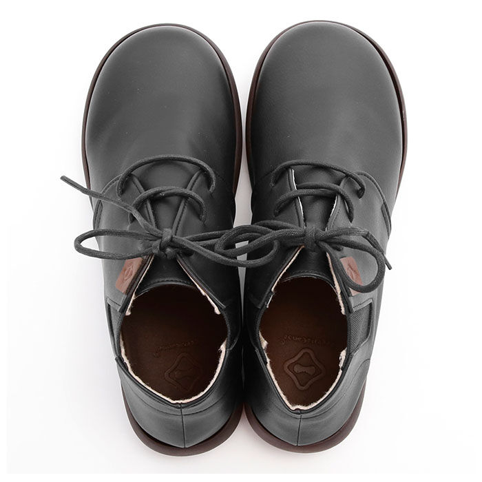 BACKYARD FAMILY「ショートブーツ レディース ぺたんこ 定番 ブーツ ショート レースアップ ローヒール」|ショートブーツ|