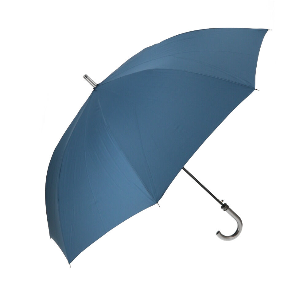 BACKYARD FAMILY「傘 メンズ 大きい 通販 70cm 紳士傘 長傘 かさ 70 軽量 グラスファイバー骨 丈夫」|傘|ブルー1