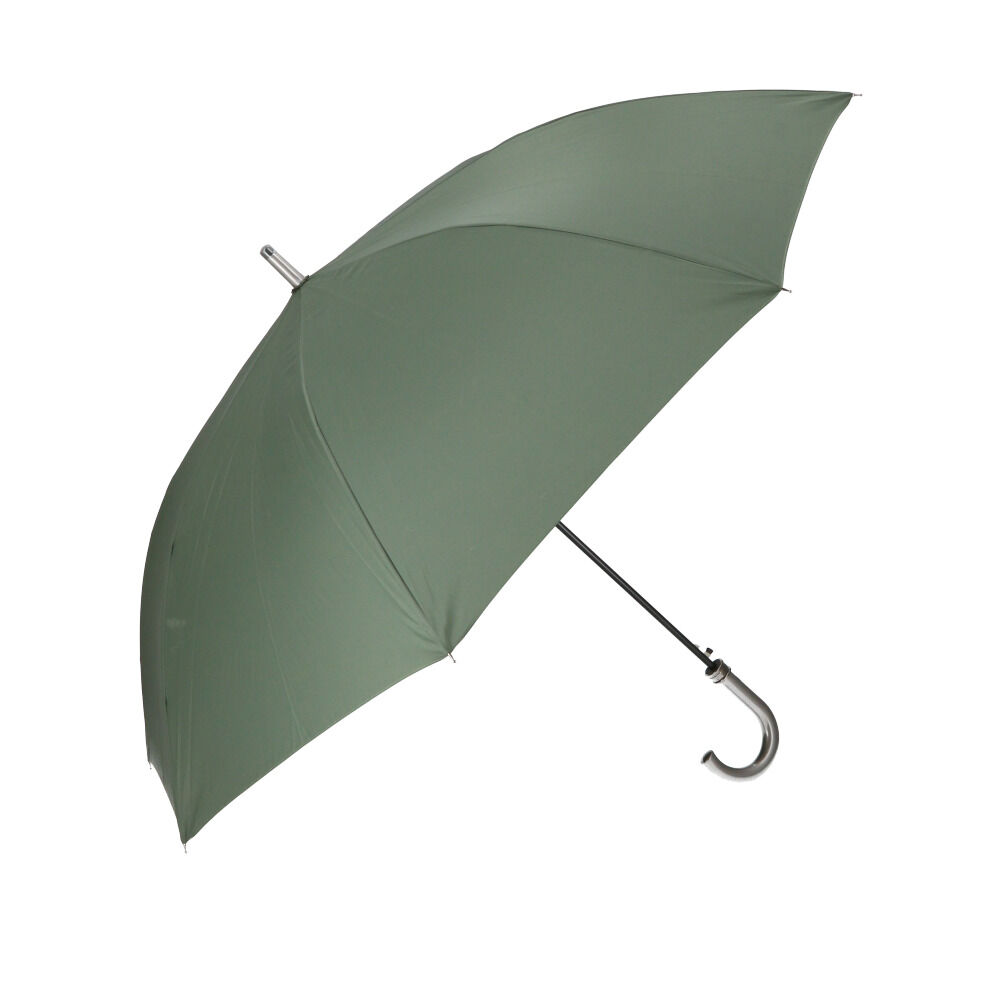 BACKYARD FAMILY「傘 メンズ 大きい 通販 70cm 紳士傘 長傘 かさ 70 軽量 グラスファイバー骨 丈夫」|傘|グリーン1