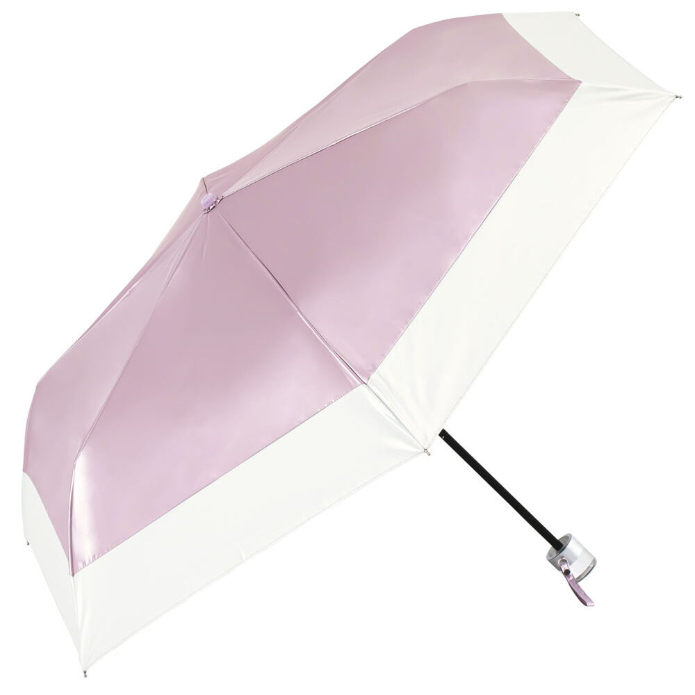 BACKYARD FAMILY「because ビコーズ パールブ 折りたたみ傘 軽量 レディース 通販 雨傘 日傘 傘 かさ」|傘|ピンク2