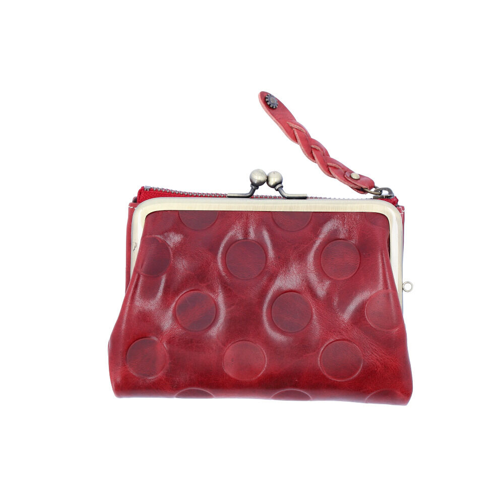 BACKYARD FAMILY「Laugh Rough ラフラフ 財布 通販 二つ折り財布 折り財布 折財布 サイフ ミニ財布」|財布|レッド1