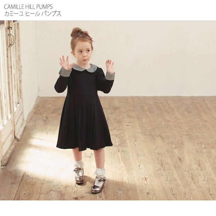 BACKYARD FAMILY「キッズ フォーマルシューズ 女の子 通販 ドレスシューズ 07021902 フォーマル靴 パンプス」|スリッポン|