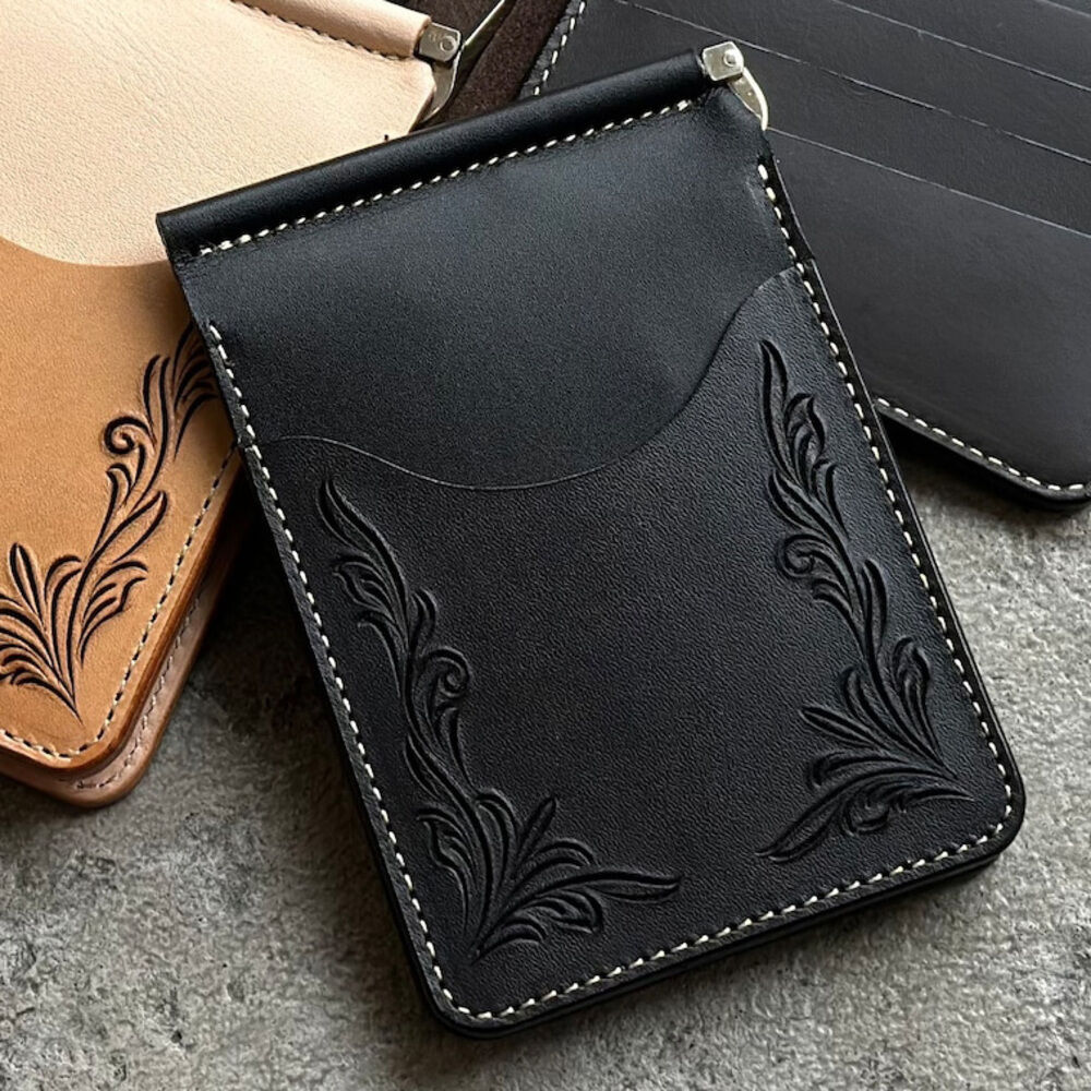 BACKYARD FAMILY「KC,s 財布 ケイシイズ KIB302 通販 日本製 マネークリップ 本革 牛革 レザー」|財布|ブラック1