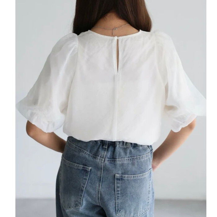 BACKYARD FAMILY「ブラウス オーガンジー レディース 通販 シャツ レディースシャツ レディースブラウス おしゃれ」|シャツ・ブラウス|