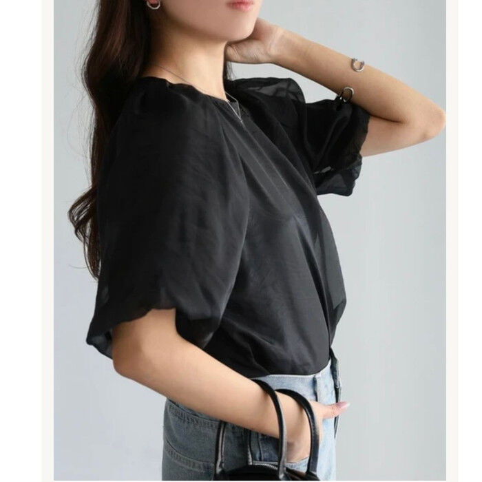 BACKYARD FAMILY「ブラウス オーガンジー レディース 通販 シャツ レディースシャツ レディースブラウス おしゃれ」|シャツ・ブラウス|