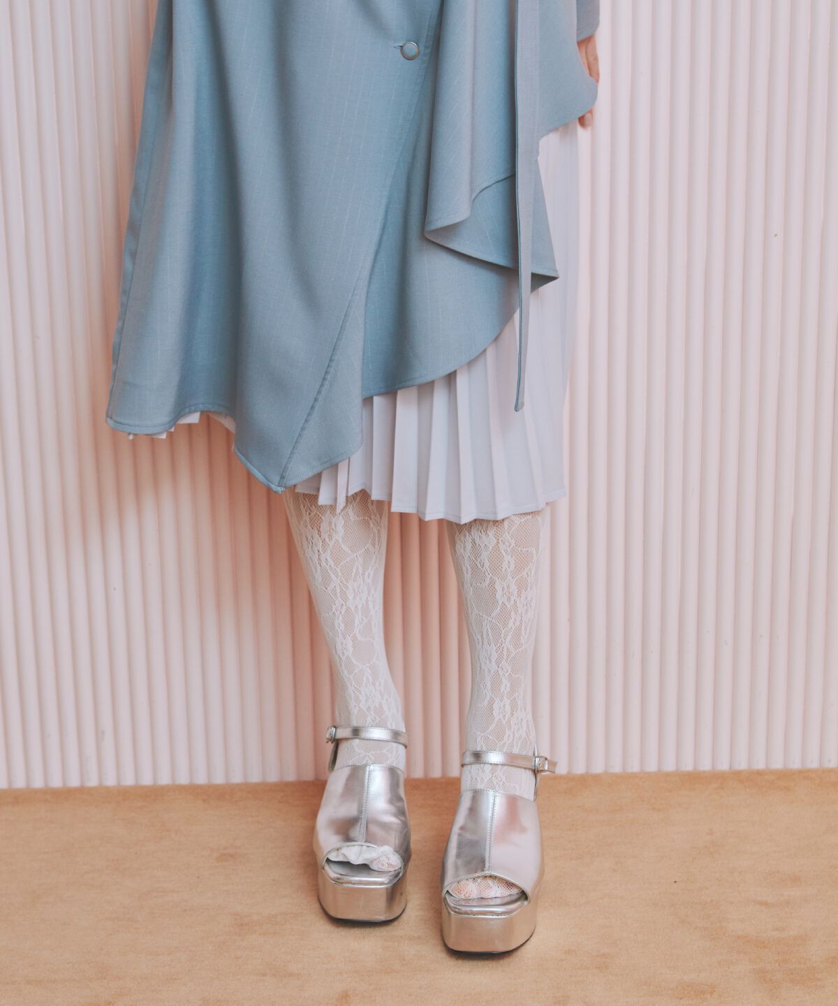 REDYAZEL「アシメデザインセーラープリーツワンピース」|ワンピース|