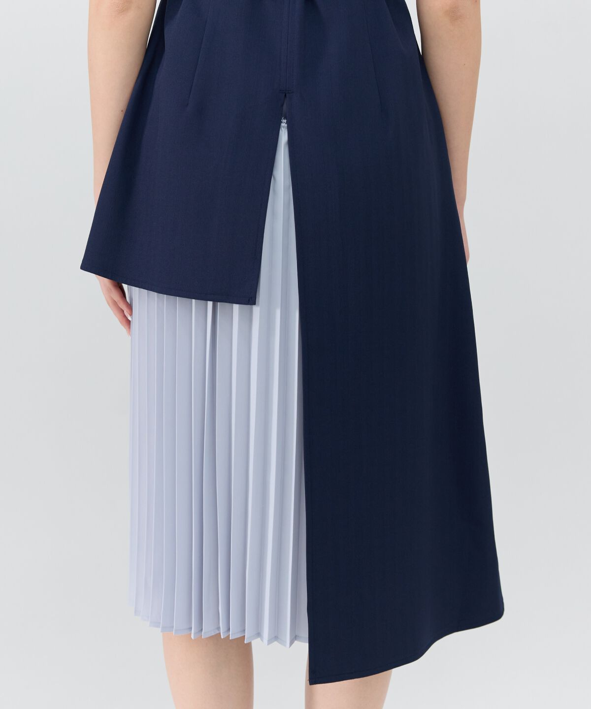 REDYAZEL「ノースリーブサイドプリーツワンピース」|ワンピース|