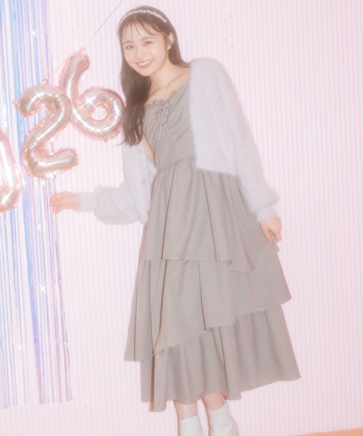 WILLSELECTION「ティアードキャミワンピース」|ワンピース|茶系チェック