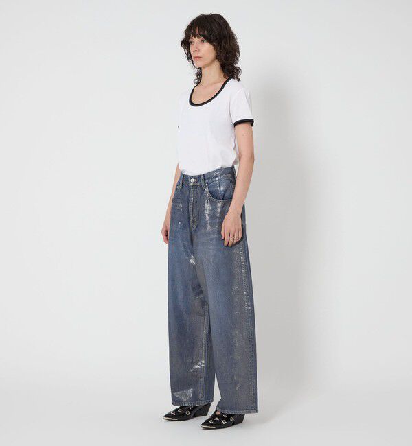 ASTRAET「＜ASTRAET＞コーティング BIG バルーンデニムパンツ UNISEX 」|デニム|