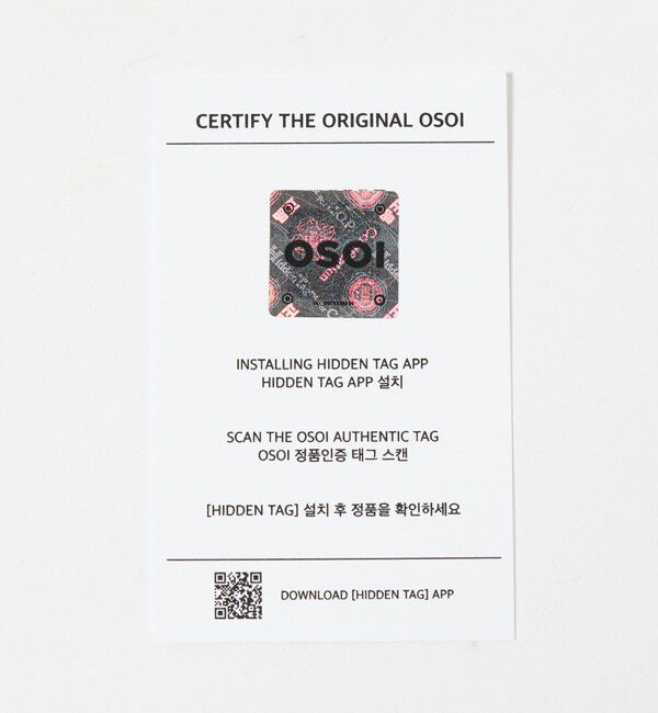 OSOI「＜OSOI＞CIRCLE BROT バッグ」|ショルダー・メッセンジャー|