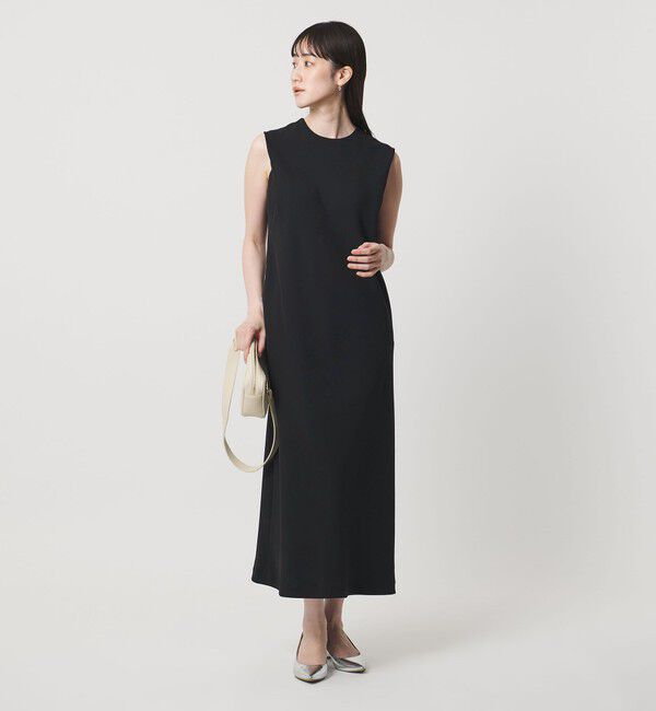 UNITED ARROWS「Drapy タック ノースリーブワンピース ‐ウォッシャブル‐」|ワンピース|