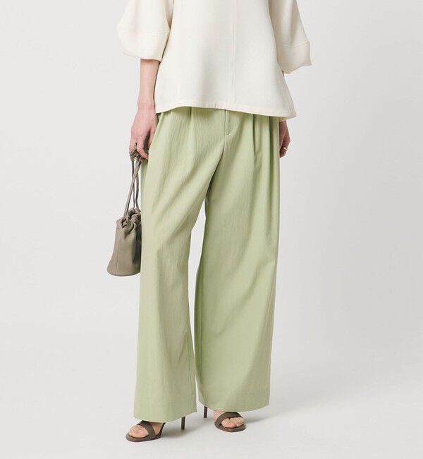 UNITED ARROWS「ツイル ダブルタック イージーパンツ」|チノ|LIME