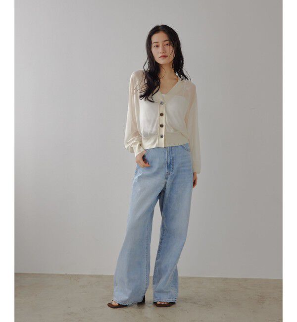 EMMEL REFINES「＜EMMEL REFINES＞EM HW ラメシアー カーディガン」|カーディガン|