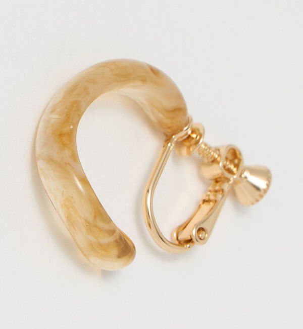 UNITED ARROWS green label relaxing「マーブル イヤリング」|イヤリング|