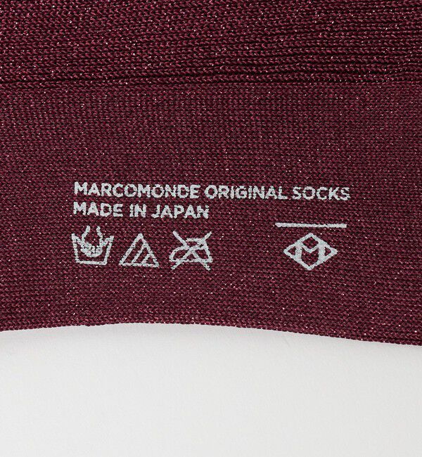 BEAUTY&YOUTH UNITED ARROWS「＜MARCOMONDE＞グリッター リブ ソックス」|ソックス|