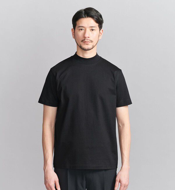 BEAUTY&YOUTH UNITED ARROWS「【WEB限定 WARDROBE SMART】クリア  ガスコットン モックネック カットソー【抗菌・防臭】」|Tシャツ・カットソー|