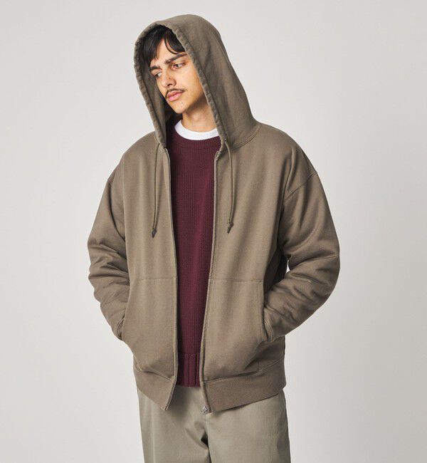 STEVEN ALAN「＜Steven Alan＞ ウラケ ジップ フーデイー」|パーカー|