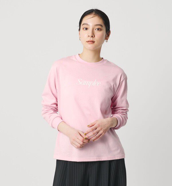 BEAUTY&YOUTH UNITED ARROWS「【別注】＜Samplee＞プリント ロングスリーブTシャツ」|Tシャツ・カットソー|