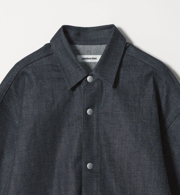 MONKEY TIME「リジッド デニム CPO シャツ」|シャツ・ブラウス|
