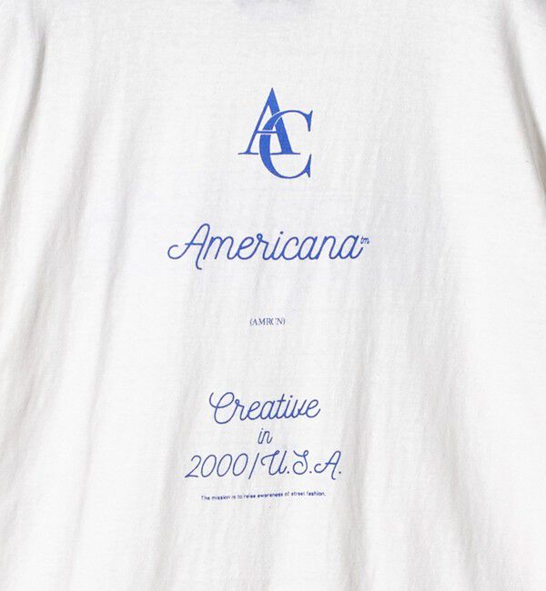 BEAUTY&YOUTH UNITED ARROWS「＜Americana＞ロゴ ショートスリーブ Tシャツ」|Tシャツ・カットソー|
