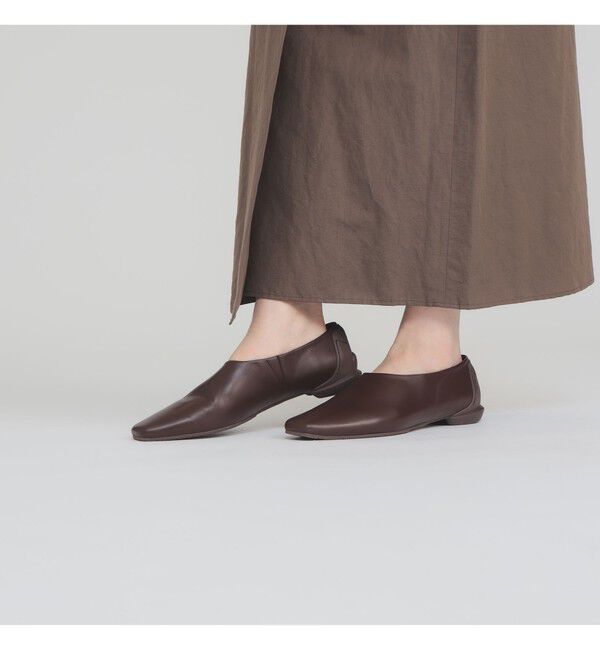 Demi-Luxe BEAMS 「SHISEI / MM TIGHT SQUARE スリッポン」|パンプス|CHOCO