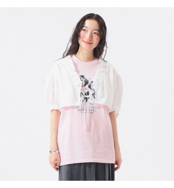 BEAMSBOY「フリル ショート ブラウス」|シャツ・ブラウス|OFF_WHT