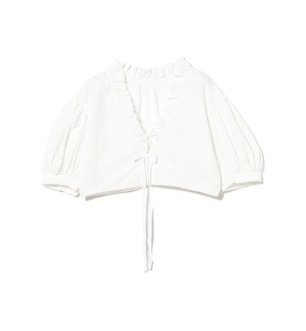 BEAMSBOY「フリル ショート ブラウス」|シャツ・ブラウス|