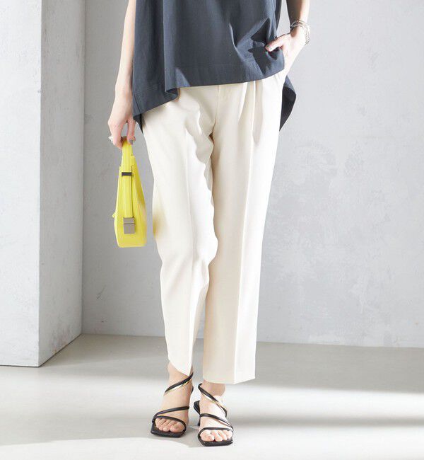 SHIPS for women「〈手洗い可能〉強撚 へビー ツイル テーパード パンツ 24SS ◇」|その他|