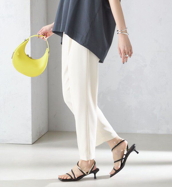 SHIPS for women「〈手洗い可能〉強撚 へビー ツイル テーパード パンツ 24SS ◇」|その他|