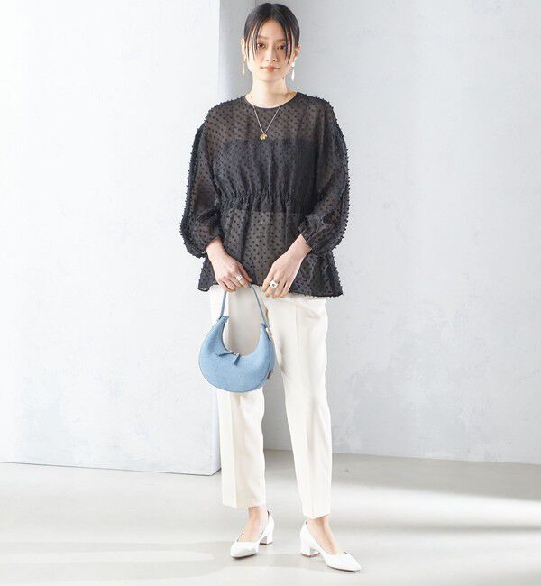 SHIPS for women「〈手洗い可能〉強撚 へビー ツイル テーパード パンツ 24SS ◇」|その他|