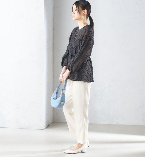 SHIPS for women「〈手洗い可能〉強撚 へビー ツイル テーパード パンツ 24SS ◇」|その他|