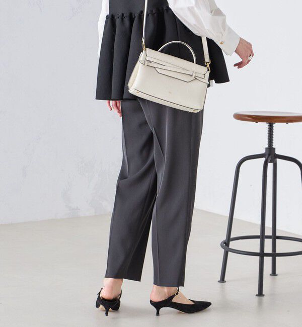 SHIPS for women「〈手洗い可能〉強撚 へビー ツイル テーパード パンツ 24SS ◇」|その他|