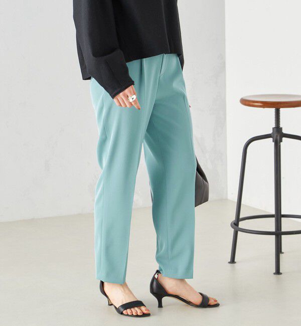 SHIPS for women「〈手洗い可能〉強撚 へビー ツイル テーパード パンツ 24SS ◇」|その他|