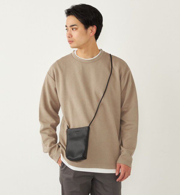 SHIPS Colors 「SHIPS Colors:レザー サコッシュ◇」|ショルダー・メッセンジャー|