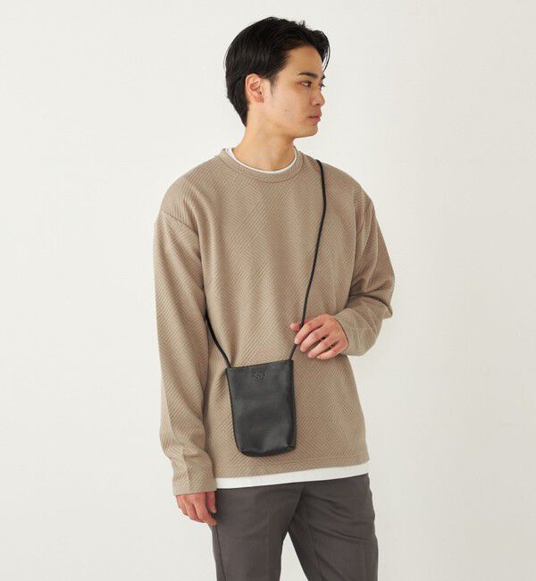 SHIPS Colors 「SHIPS Colors:レザー サコッシュ◇」|ショルダー・メッセンジャー|