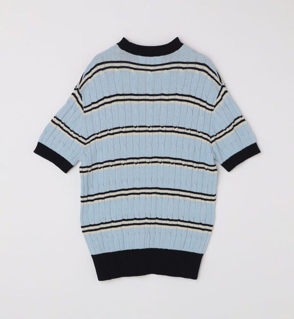SHIPS「BATEAUX DE SHIPS: ケーブル ニット Tシャツ」|ニット・セーター|