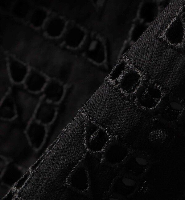 SHIPS for women「〈手洗い可能〉Broche スクエア レース 2WAY ブラウス」|シャツ・ブラウス|