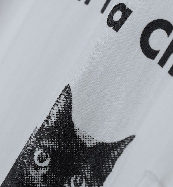 SHIPS「【WEB限定/SHIPS別注】Regency Works: キャット ポケット Tシャツ」|Tシャツ・カットソー|