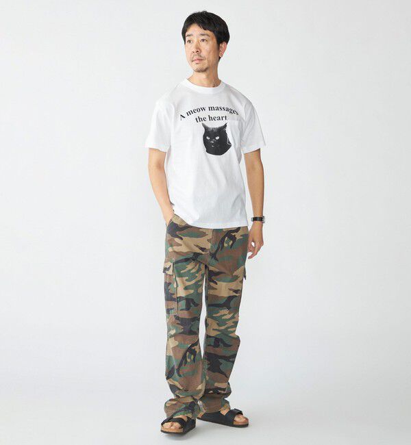 SHIPS「【WEB限定/SHIPS別注】Regency Works: キャット ポケット Tシャツ」|Tシャツ・カットソー|