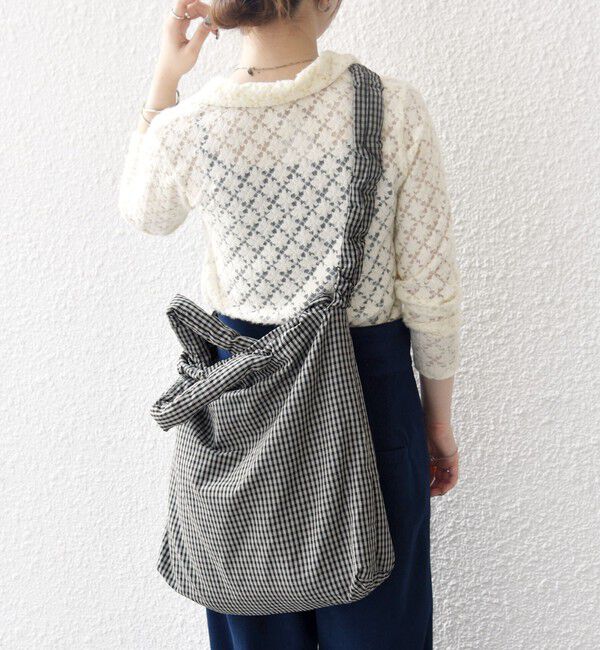 SHIPS any「SHIPS any: 3WAY チェック ギャザー ショルダーバッグ (ユニセックス)◇」|ショルダー・メッセンジャー|