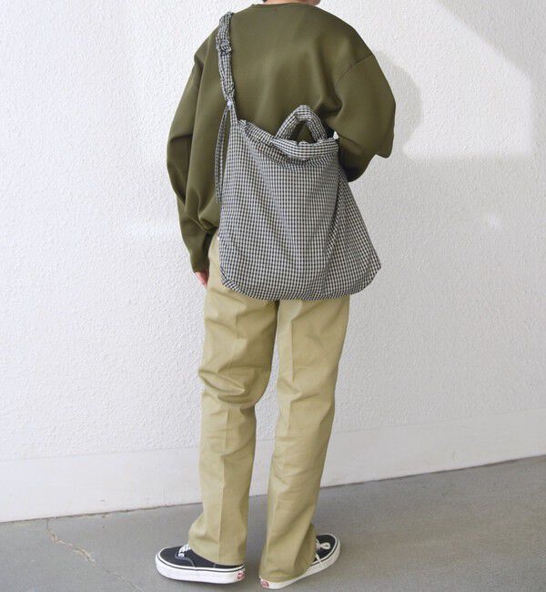 SHIPS any「SHIPS any: 3WAY チェック ギャザー ショルダーバッグ (ユニセックス)◇」|ショルダー・メッセンジャー|