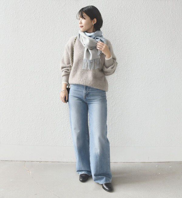 SHIPS for women「カシミヤ リバーシブル マフラー」|マフラー|