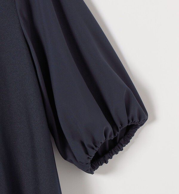 quaranciel「《予約》quaranciel:〈洗濯機可能〉Vネック 6分袖 ブラウス & Iライン スカート セットアップ」|ワンピース|